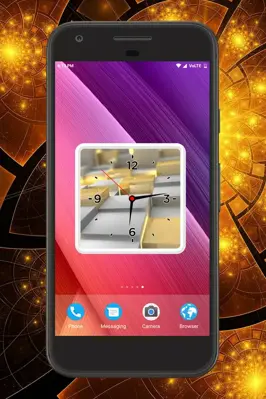 Fractal Clock Live Wallpaper android App screenshot 0