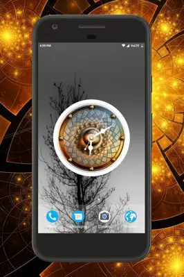 Fractal Clock Live Wallpaper android App screenshot 1