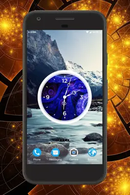 Fractal Clock Live Wallpaper android App screenshot 2