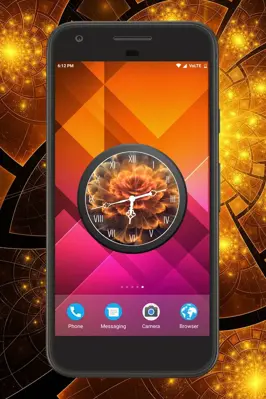 Fractal Clock Live Wallpaper android App screenshot 4